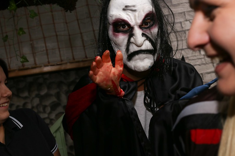 Тыквенные фонари и декорации для квеста на Хэллоуин в Kazan