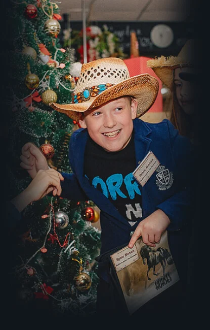 Новый год в школе в Казани.